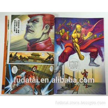 FDT custom children comic book top quality saddle stitching book comic book